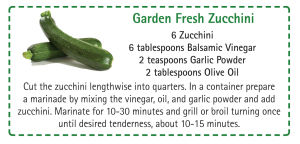 2017 April Garden Fresh Zucchini