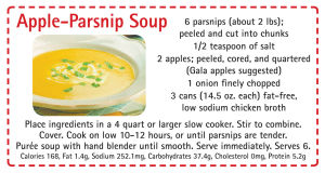 2017 Jan Appl Parsnip Soup